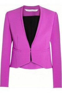 DVF Illeana Crepe Jacket - $200.25 - outnet.com