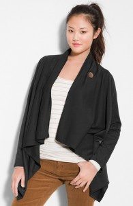 Asymmetrical Fleece Wrap Cardigan - $39.99 - Nordstrom