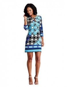 Geo Print Shift Dress - $140.99 - lordandtaylor.com