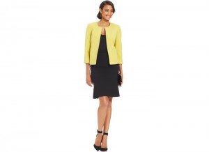 Collarless seamed jacket - $99.99 - Photo: macys.com