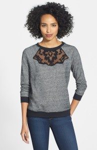 Lace crewneck sweatshirt - $58.80 - Photo: nordstrom.com