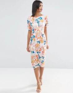 Corporate Catwalk: Floral Print Dress