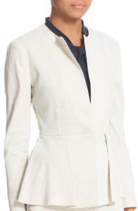 Corporate Catwalk: Linen Jacket