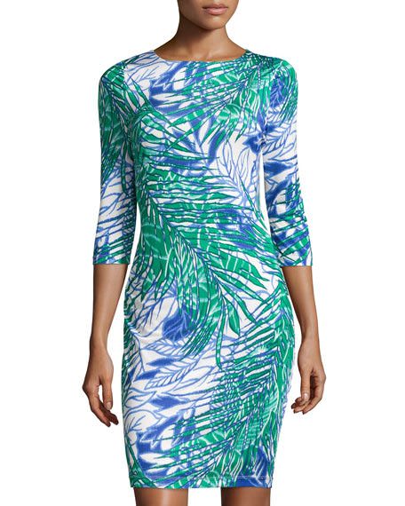 Corporate Catwalk: Palm Print Dress