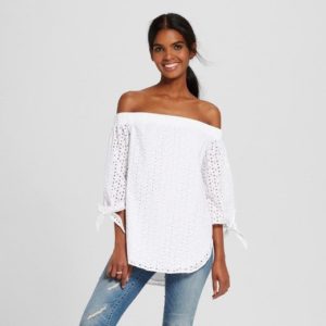 Weekend Chat: Off-the-shoulder top - Photo credit: shopstyle.com