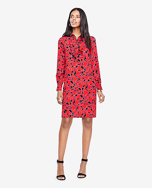 Workwear: Floral Shirtdress