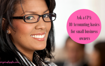 Ask a CPA: 10 Accounting basics for small business owners